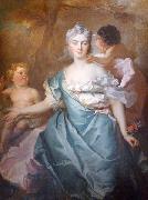 Nicolas de Largilliere La marquise de la Tour Maubourg et ses deux filles Germany oil painting artist